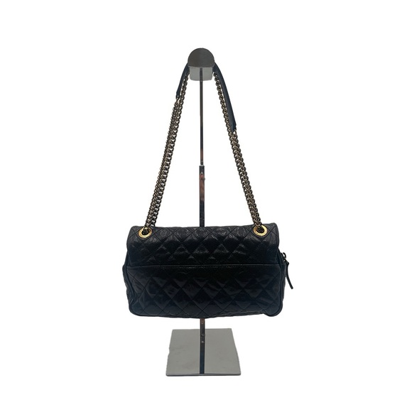 ✨$3,199✨ Chanel Crumpled Grained Calfskin Quilted Medium Shiva Flap - Picture 3 of 6